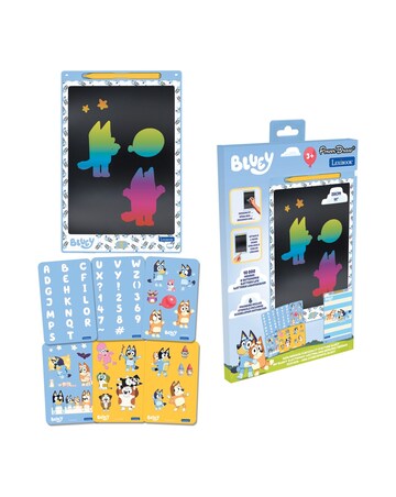 Bluey 11'' multicolor learning drawing E-ink tablet with stencils