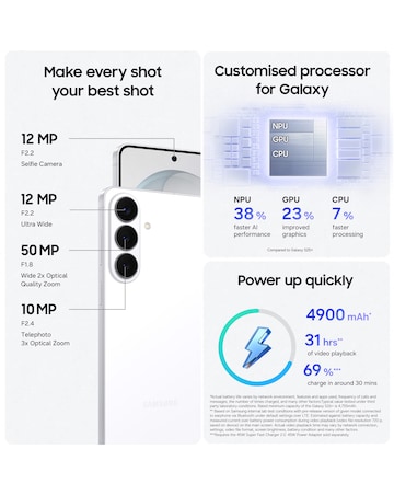 Samsung Galaxy S26+ 256GB - White