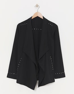 Religion Studded Waterfall Jacket