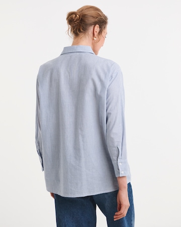 Embroidered Stripe Shirt