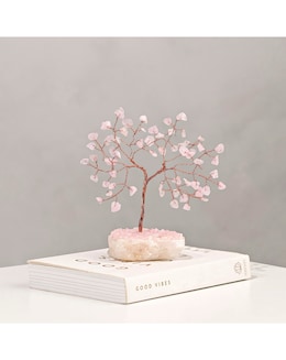 Serenity Gemstone Tree Love Rose Quartz - Small