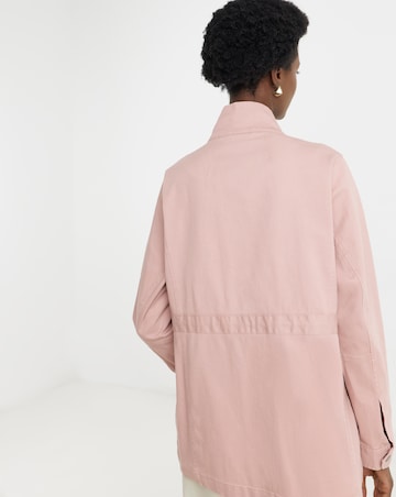 Blush Stretch Utility Jacket