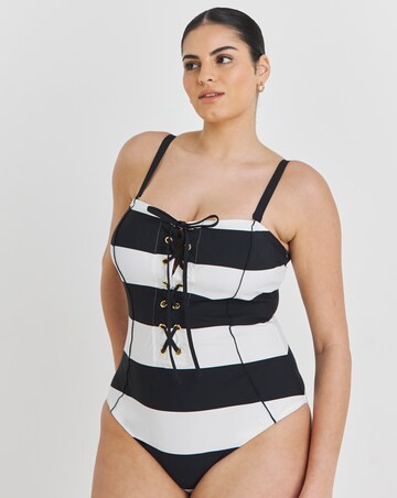 Magisculpt Contour Bandeau Tummy Control Swimsuit