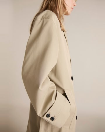 Mango Long Oversized Double-Breasted Trench Coat