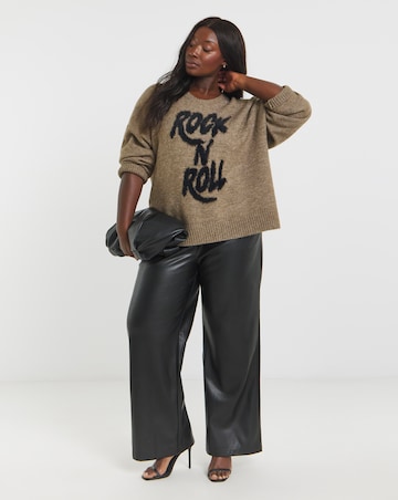 Religion Relaxed Fit Rock N Roll Jumper