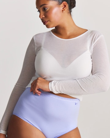 Slimma (3 Pack) Cotton Full Brief Knickers