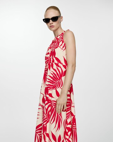 Mango Julia Leaf Print Dress