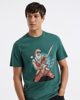 Joe Browns Rocking Santa T-Shirt Long