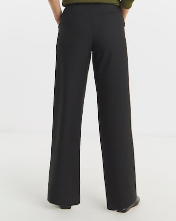 Black Tailored Wide Leg Trousers