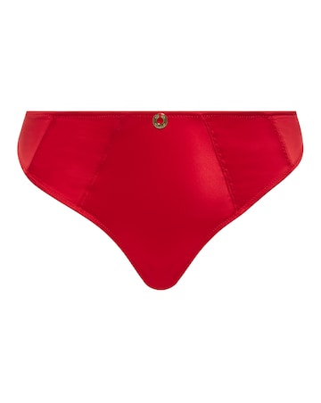 Simply Be Satin Lace Up Midi Thong