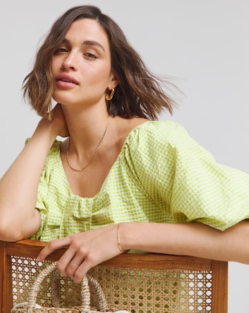 Simply Be Textured Gingham Smock