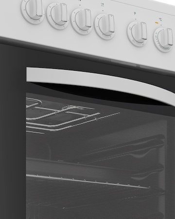 Indesit I5E3KMW 50cm Electric Single Cooker - White + Installation