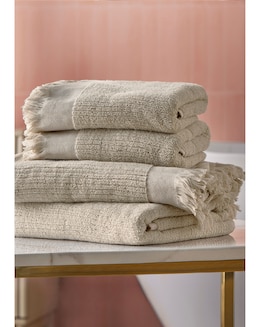 Cosmo Textured Cotton 4 Piece Towel Bale