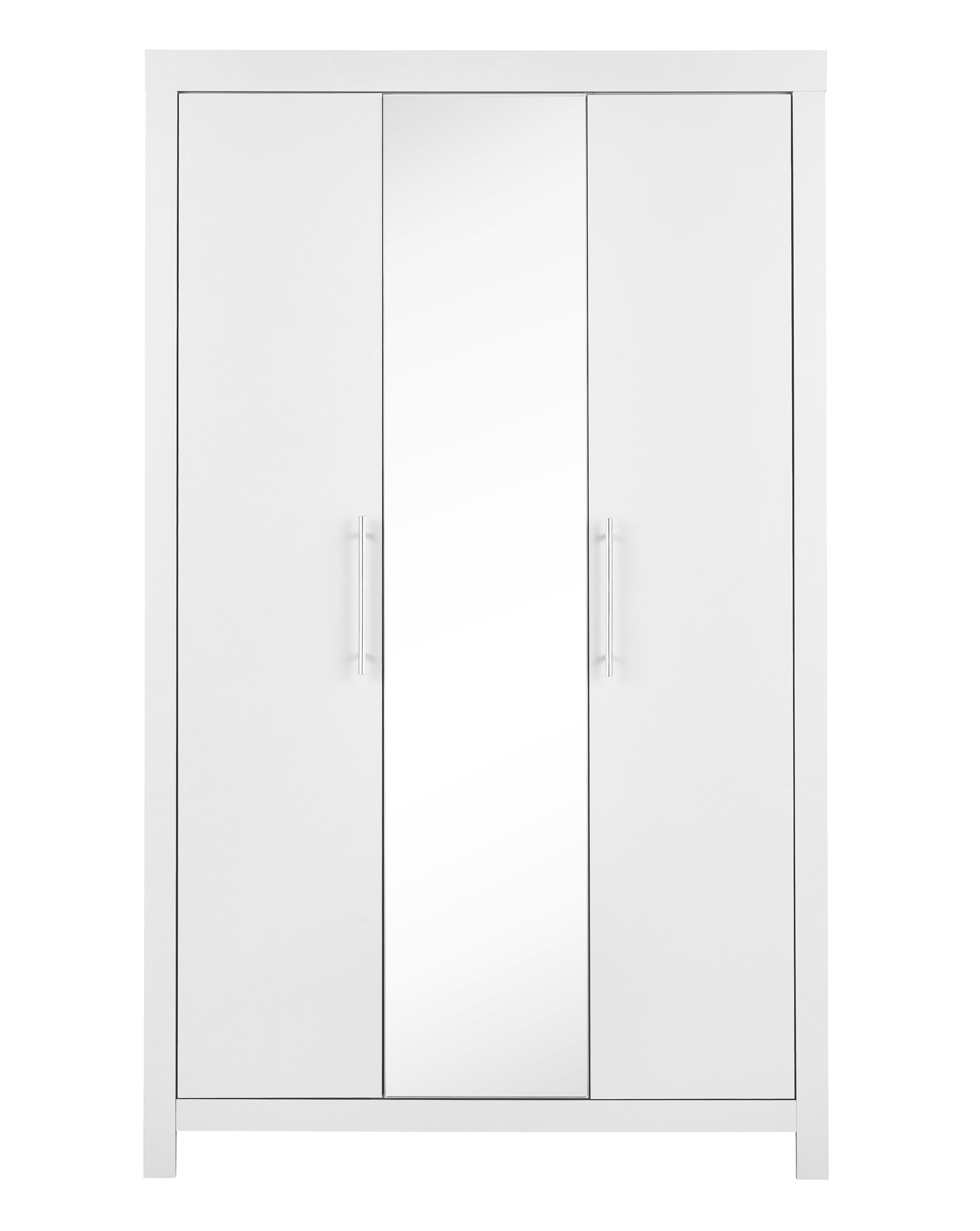 Dakota 3 Door Mirrored Wardrobe
