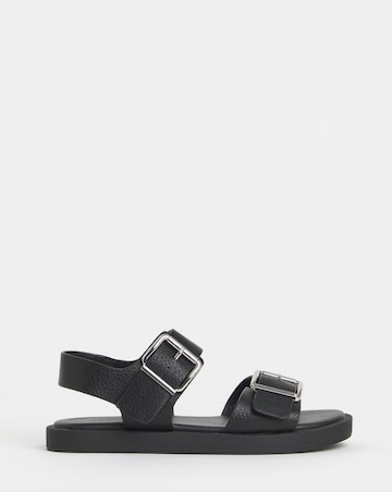 Heidi Two Part Buckle Comfort Sandals - Extra Wide Fit (EEE)