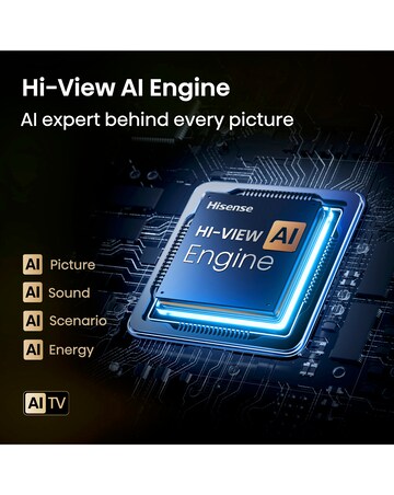Hisense 50U7QTUK 50in Mini-LED 4K Ultra HD HDR Smart TV