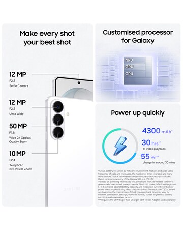 Samsung Galaxy S26 256GB - White
