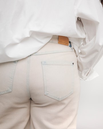 Simply Be Bleach Wash 00s Wide Leg Jean