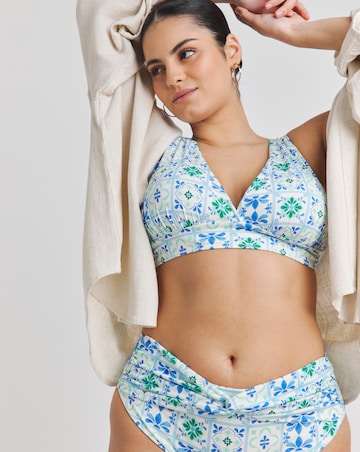 Tile Print Bikini Set