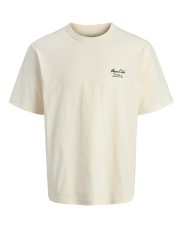 Jack& Jones Bedford Back Graphic T-Shirt - Cream