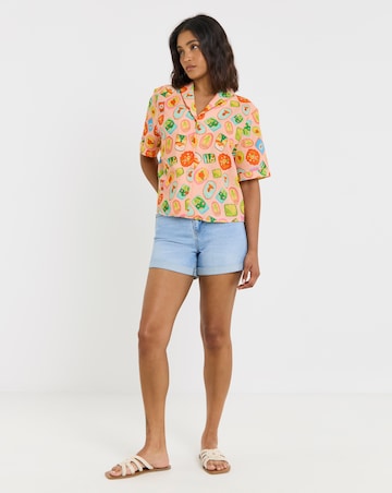 Twisted Wunder Linen Postcard Shirt