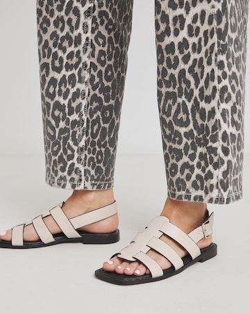 Marita Gladiator Flat Sandals - Extra Wide Fit (EEE)