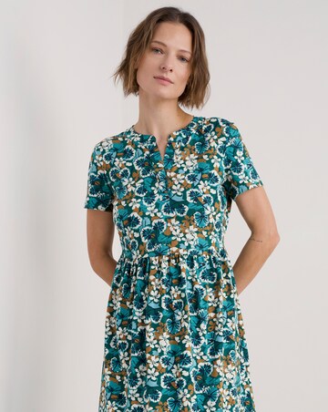 Seasalt Cornwall Rainette Dress Spring Geraniums Pine Shoots
