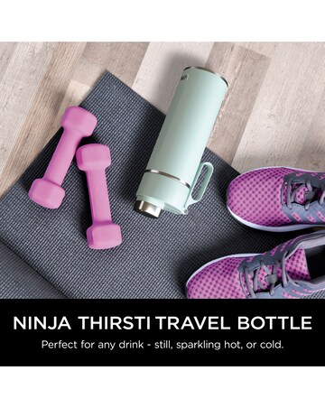 Ninja Thirsti Carbonated 700ml 24oz Bottle with Carbonation Lid in Mint