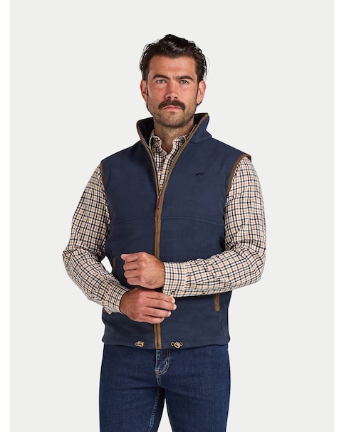 Raging Bull Fleece Gilet Navy