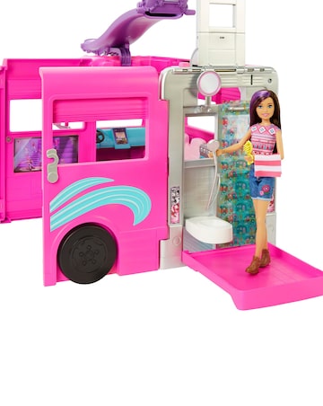 Barbie Dream Camper Vehicle Playset with 60 Accessories