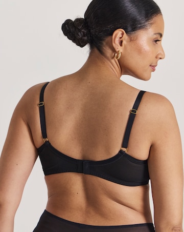 Pretty Secrets Penelope Balcony Bra (B-F) Black