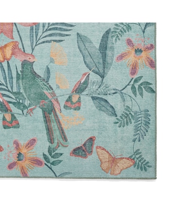 Catherine Lansfield Amaya Tropical Birds Rug