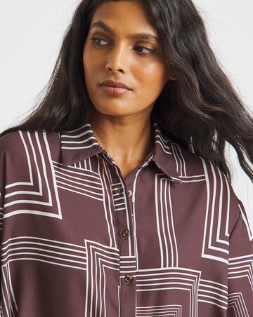 Printed Oversized Shirt