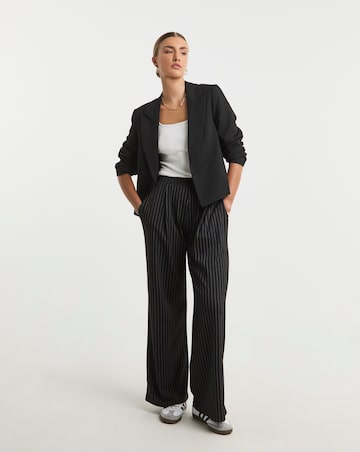 Black Cropped Blazer