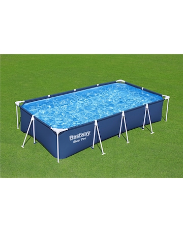 Bestway Steel Pro 13.1ft Outdoor Swimming Pool Set with Filter Pump