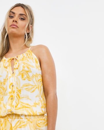 Vibrant Islands Tiered Mini Dress