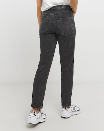Demi Black Vintage High Waist Mom Jeans
