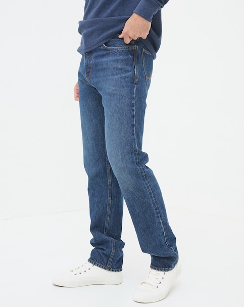 FatFace Straight Fit Jean Regular Length - Indigo