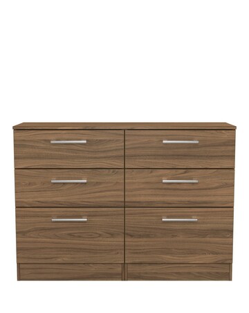 Briar Ready Assembled 6 Drawer Chest