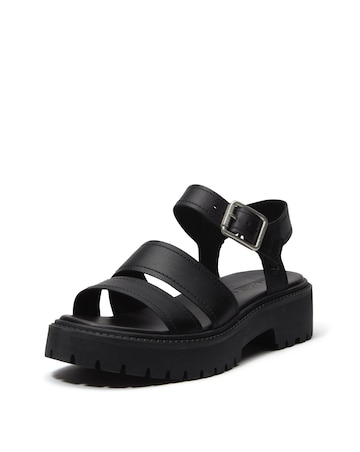 Timberland Stone Street Black Full Grain Sandals