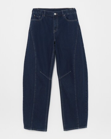 Simply Be Indigo Voluminous Barrel Leg Jean