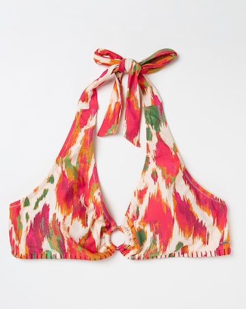 Fatface Nori Paradise Ikat Bikini Top