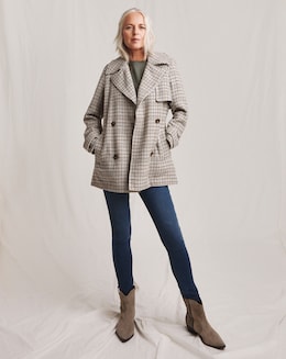 Julipa Houndstooth Check Jacket