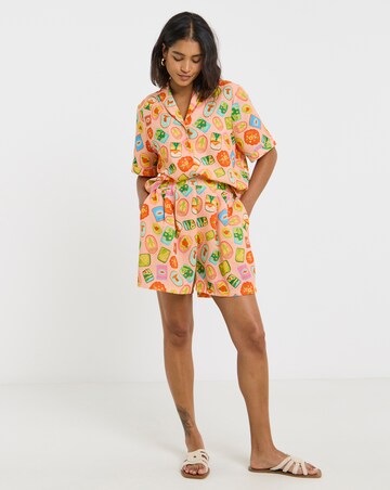Twisted Wunder Linen Postcard Shirt