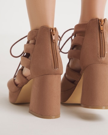 Ava Strappy Shoe Boot - Extra Wide Fit (EEE)