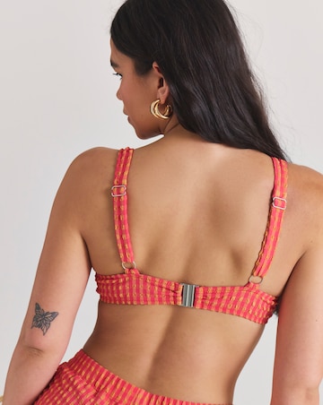 Magisculpt Gingham Underwired Bikini Top