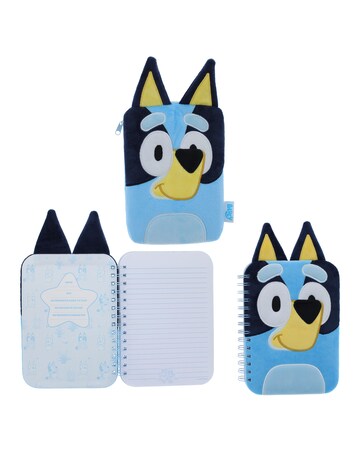 Bluey Plush Notebook & Pencil Case