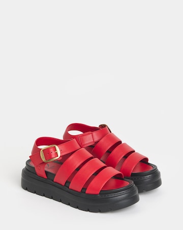 Heavenly Feet Saffron Fisherman Chunky Sandals - Extra Wide Fit (EEE)