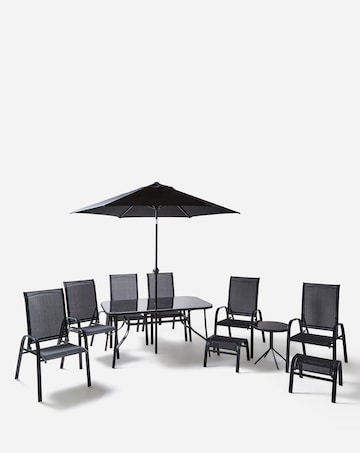 Malaga 11 Piece Dining & Lounge Set
