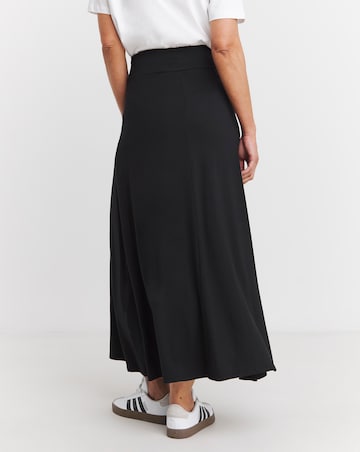 Stretch Jersey Maxi Skirt